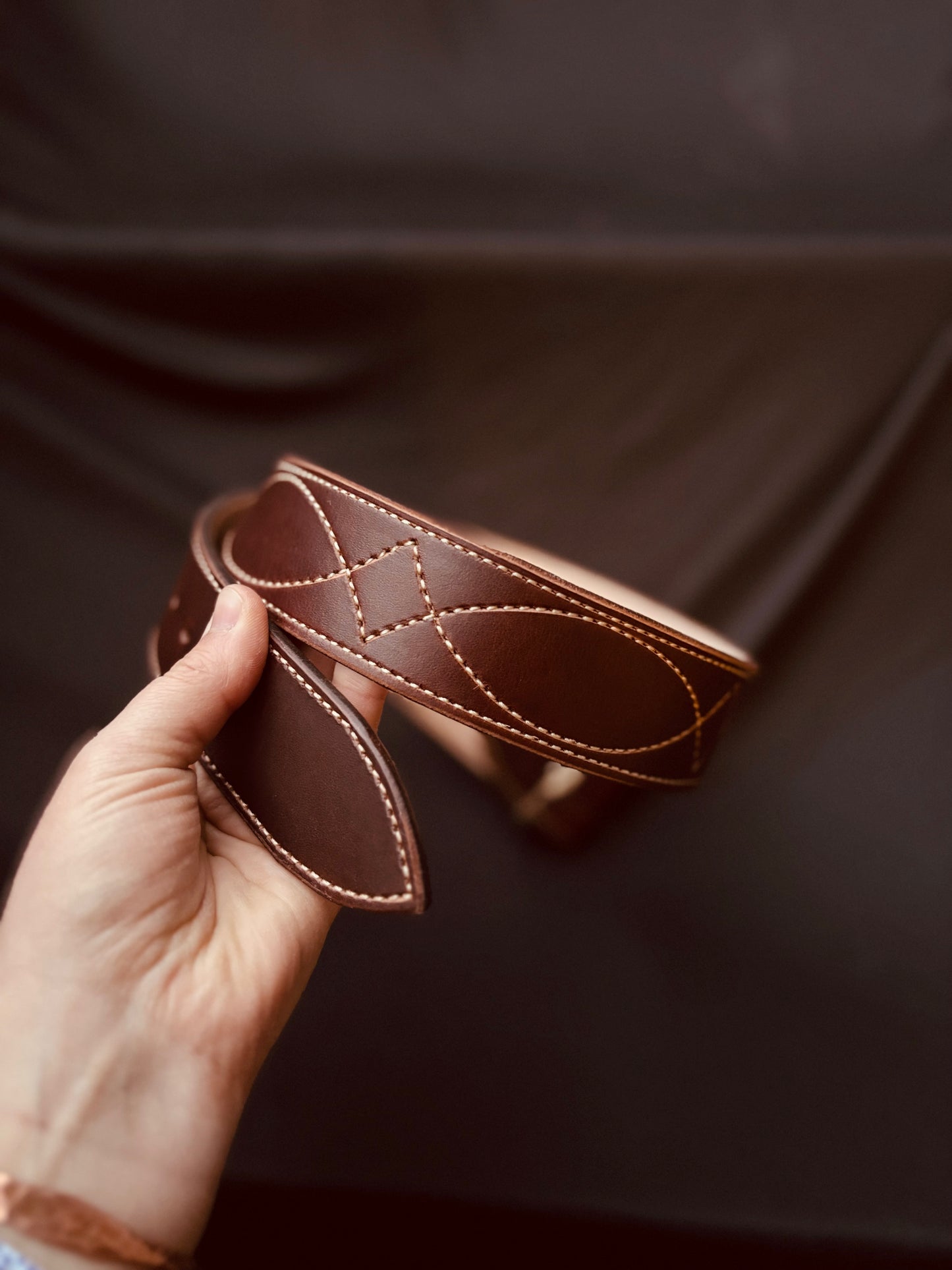 Latigo Gunslinger Stitched Belt