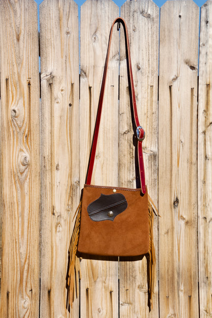 Medium Brown & Buffalo Chap Bag