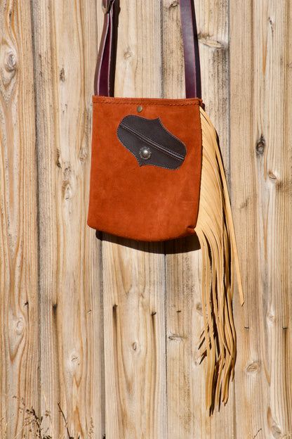 Rust & Yellow Chap Bag