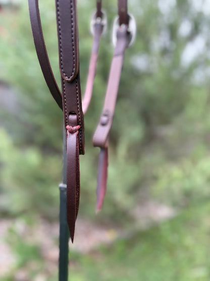 Brown Browband Headstall with Floral/Geo Conchos