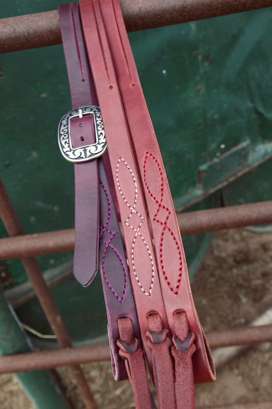 Fancy Stitched Split Ear Headstall