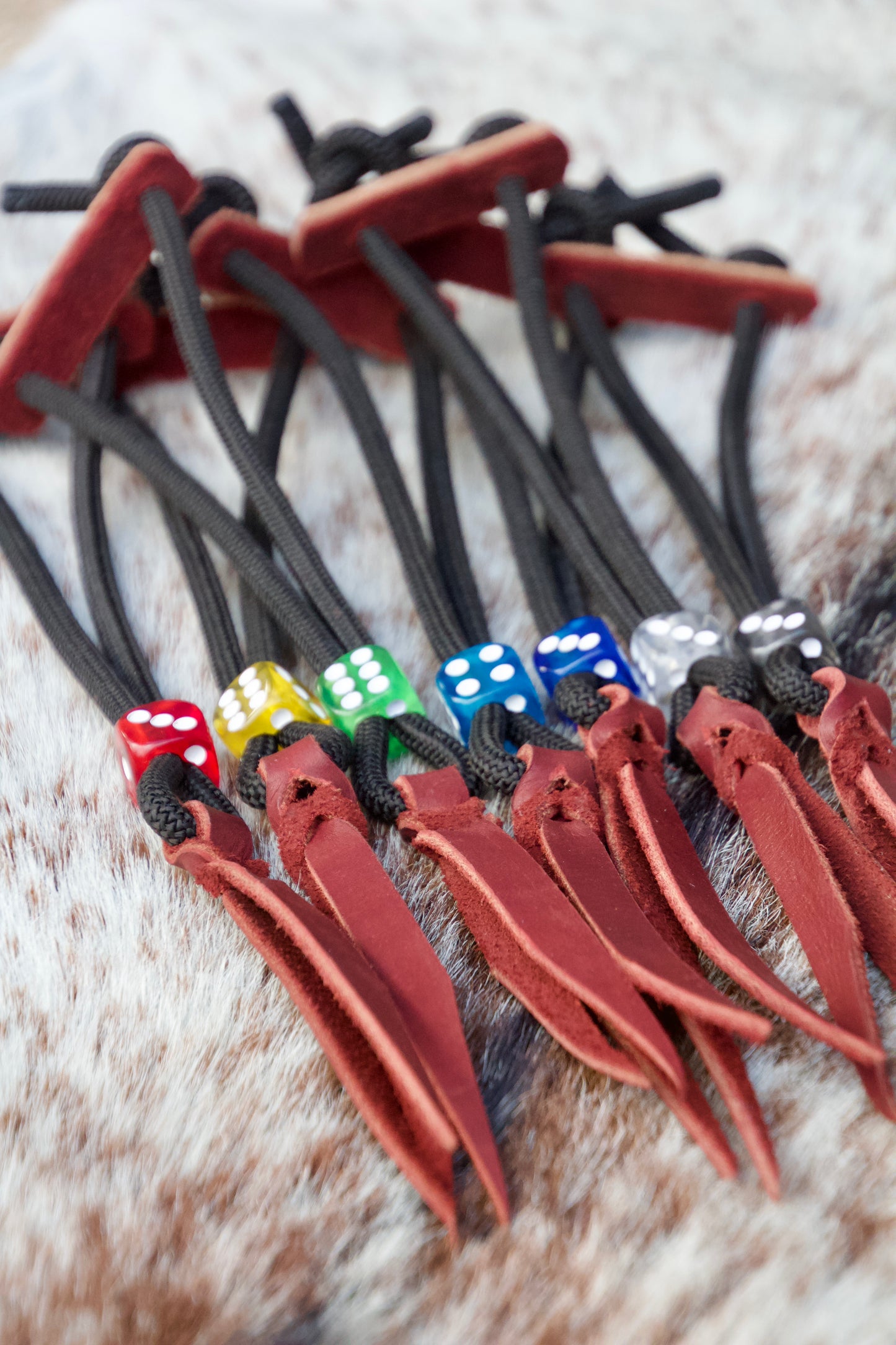 Rope Strap with Colored Dice