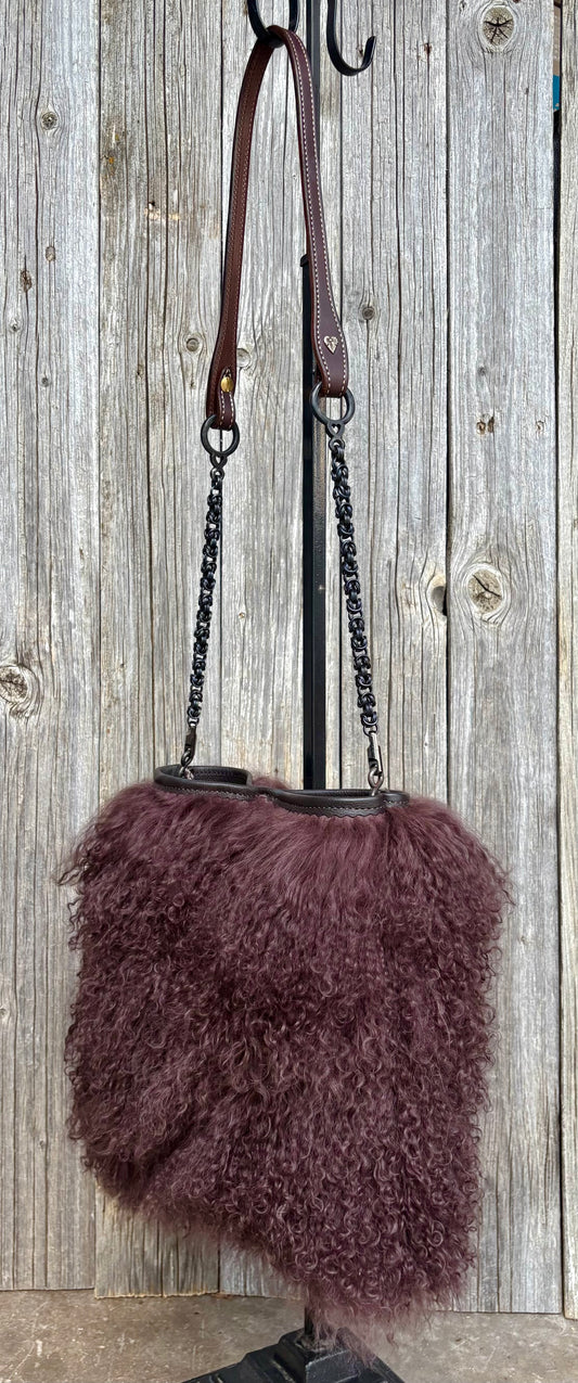 Big Heart Wooly Bag