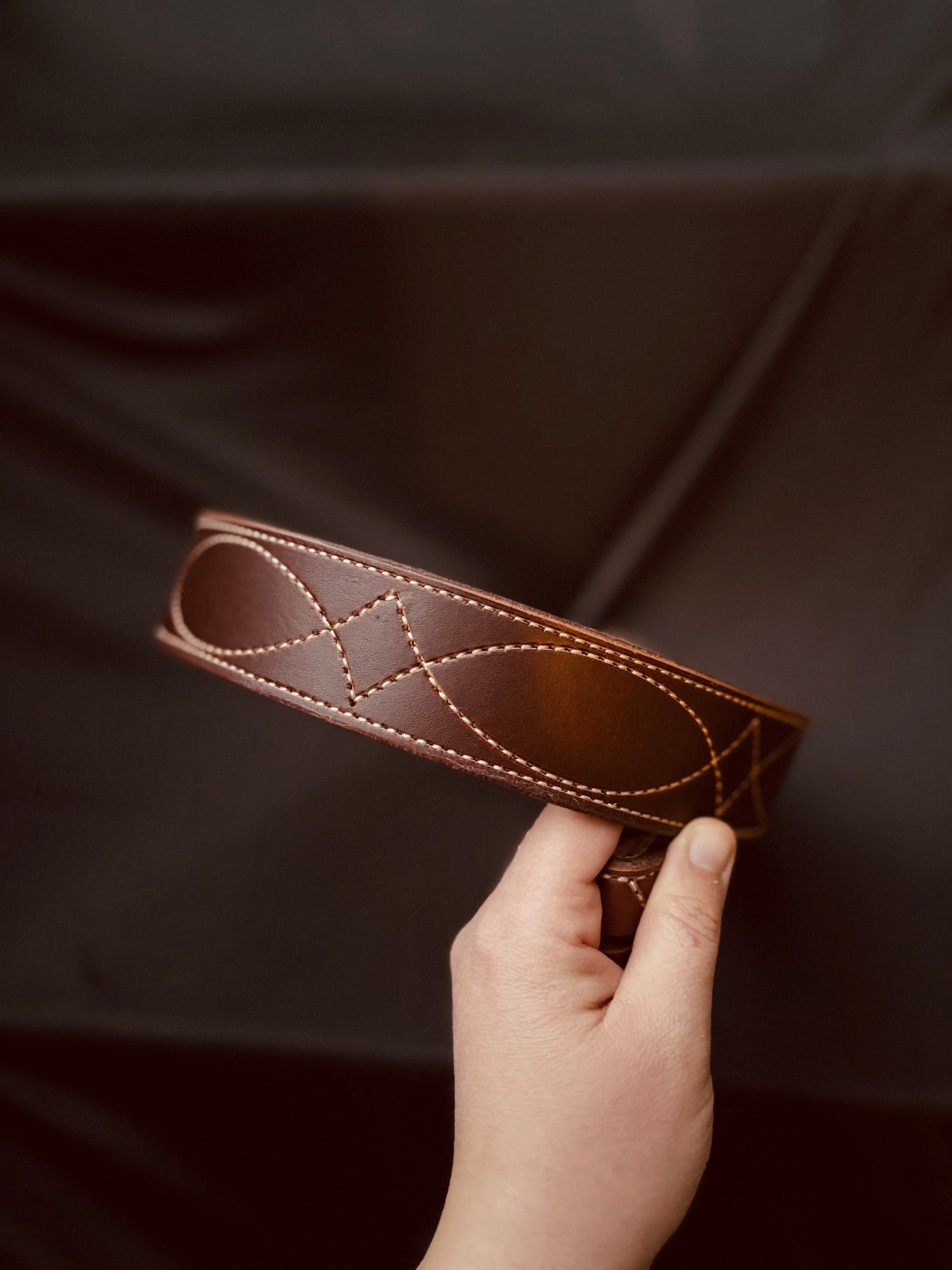 Latigo Gunslinger Stitched Belt