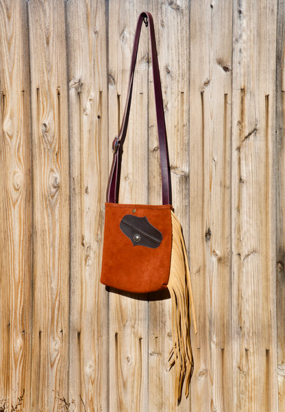 Rust & Yellow Chap Bag